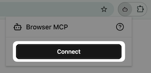 Подключение расширения Browser MCP